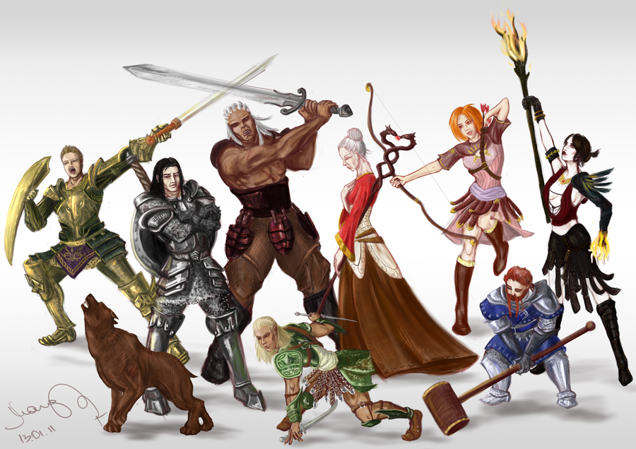 Арт к игре Dragon Age: Origins