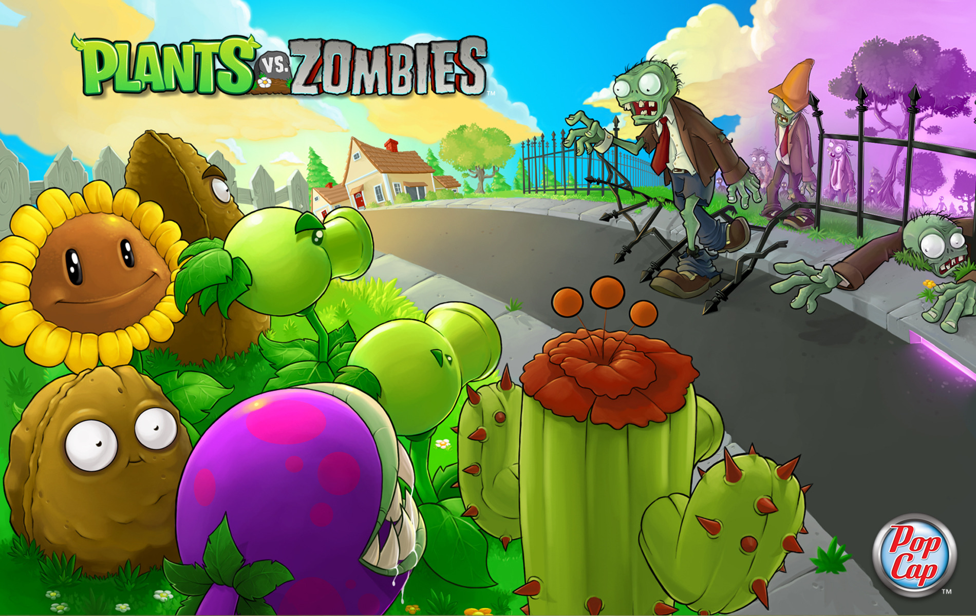 Арт к игре Plants vs. Zombies