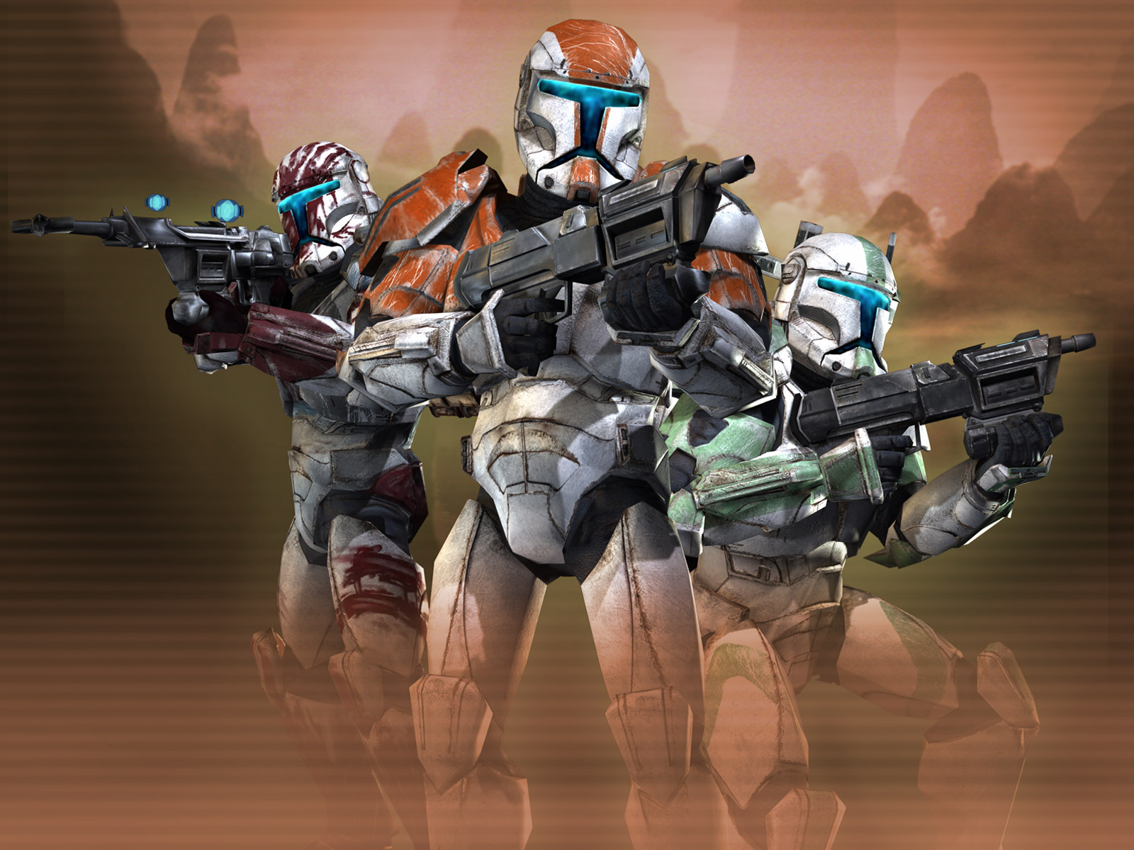 Арт к игре Star Wars: Republic Commando