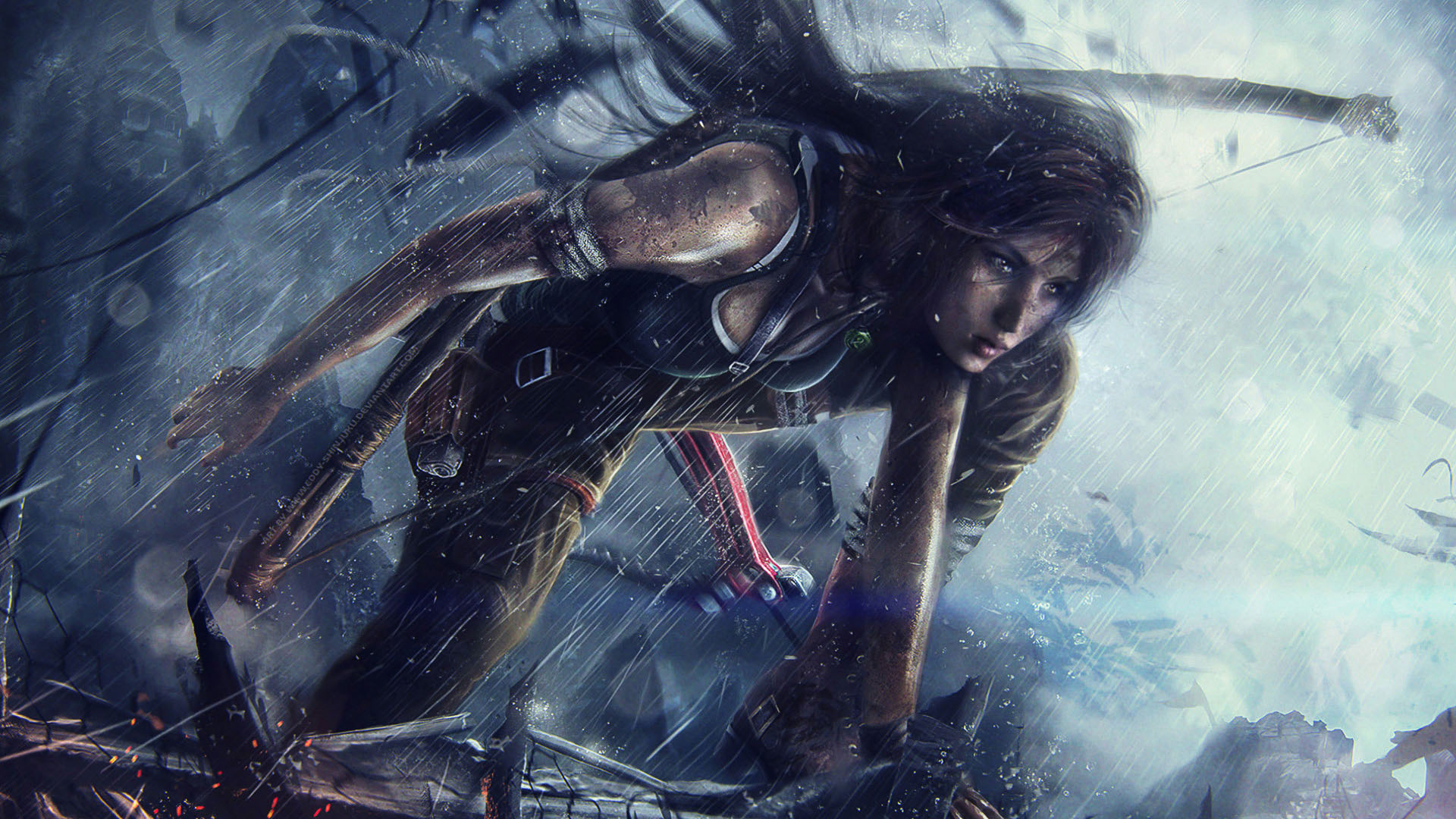 Арт к игре Tomb Raider 2013