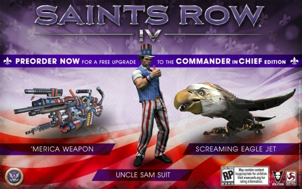 Анонсирована Saints Row 4 Commander in Chief Edition — для настоящих поборников свободы