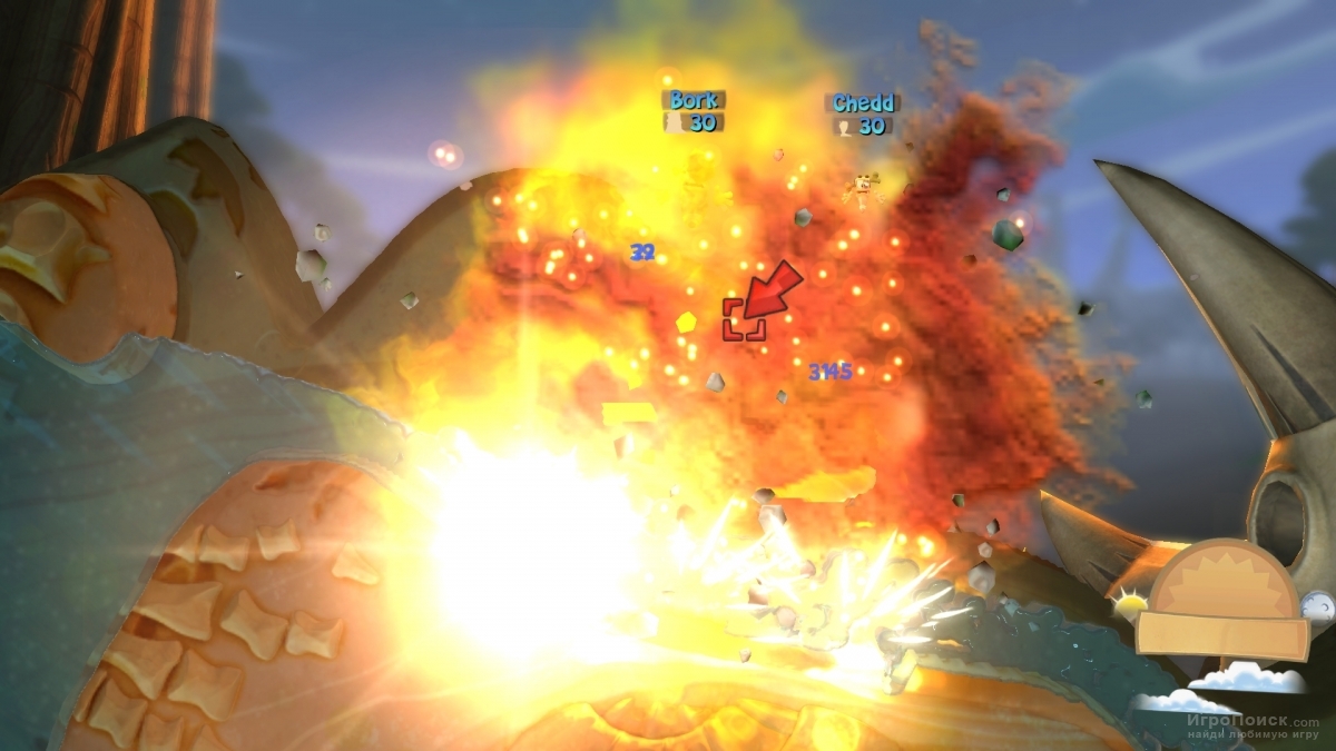 Скриншот к игре Worms: Clan Wars
