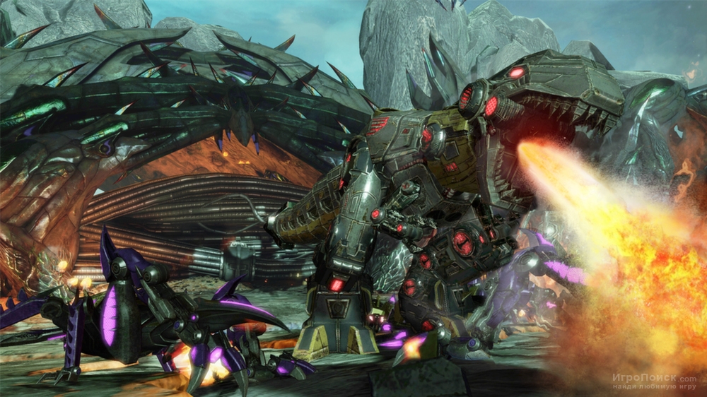 Скриншот к игре Transformers: Fall of Cybertron