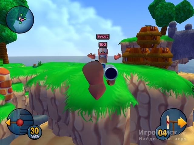 Скриншот к игре Worms 3D