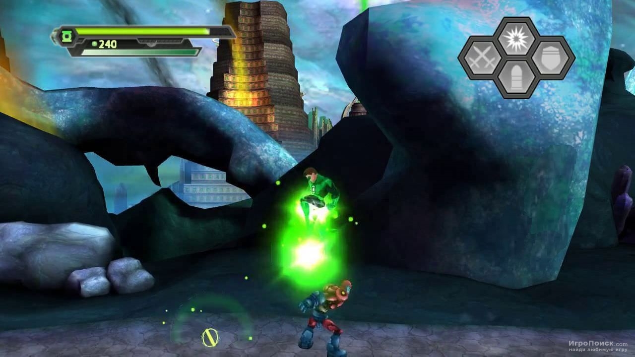    Green Lantern: Rise of the Manhunters Wii, 3DS Version