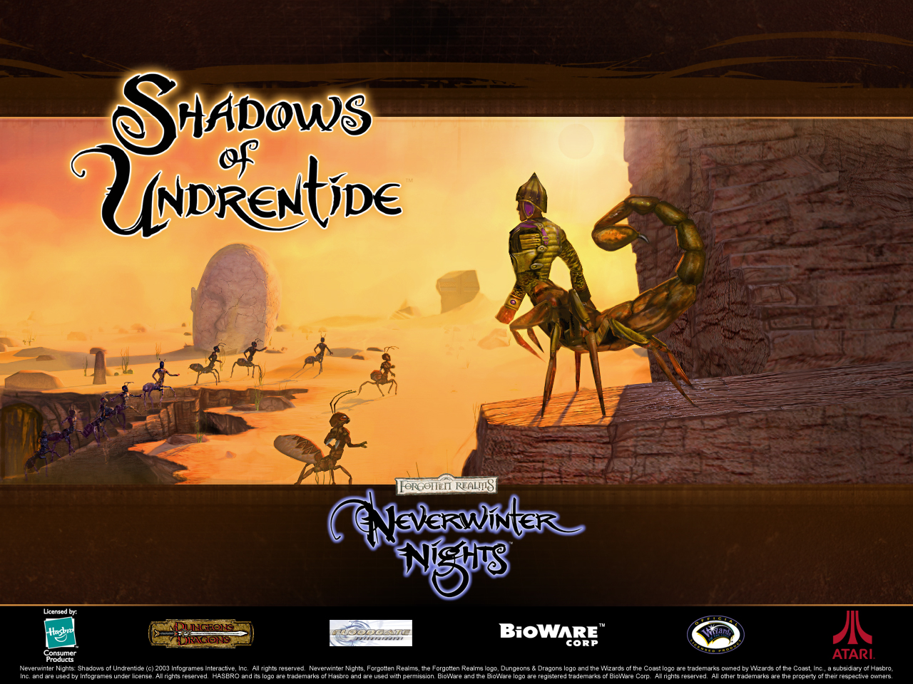 Арт к игре Neverwinter Nights: Shadows of Undrentide