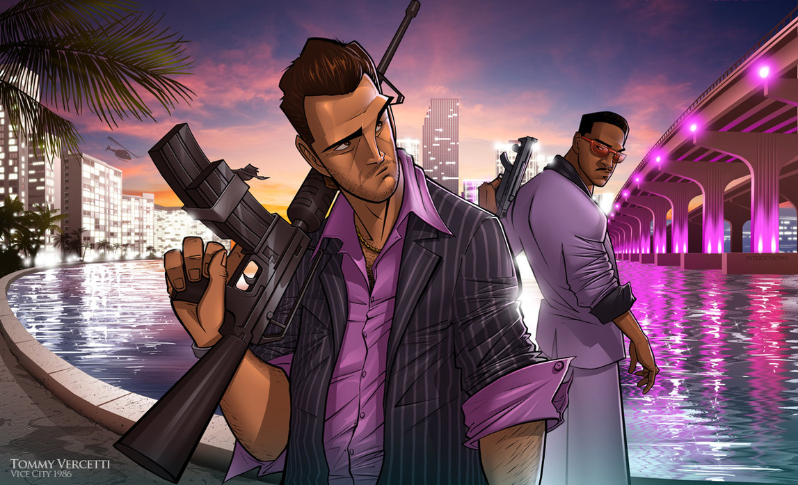 Арт к игре Grand Theft Auto: Vice City