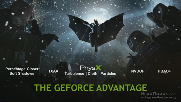 Видео: демонстрация работы NVIDIA PhysX в Batman: Arkham Origins