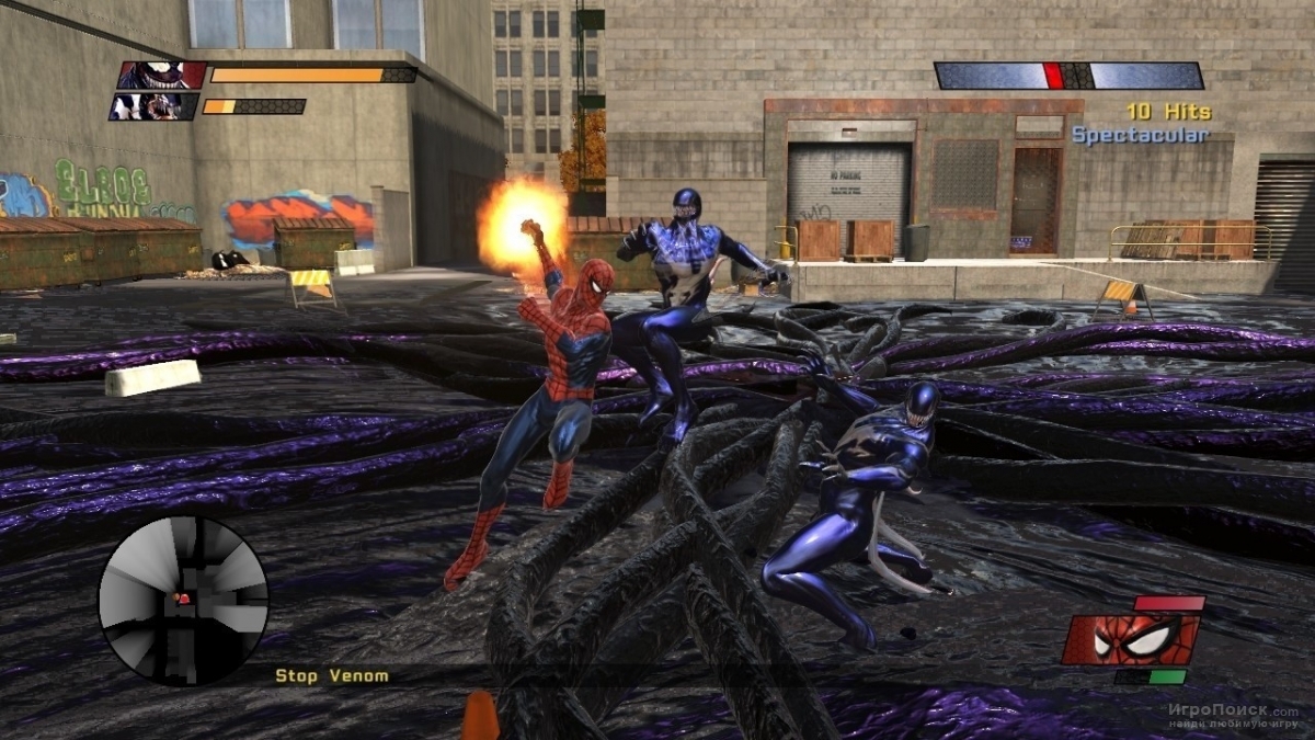 Скриншот к игре Spider-Man: Web of Shadows