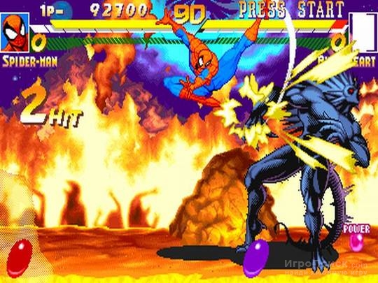 Скриншот к игре Marvel Super Heroes