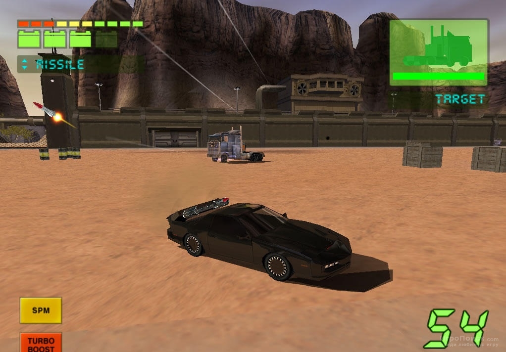 Скриншот к игре Knight Rider: The Game 2