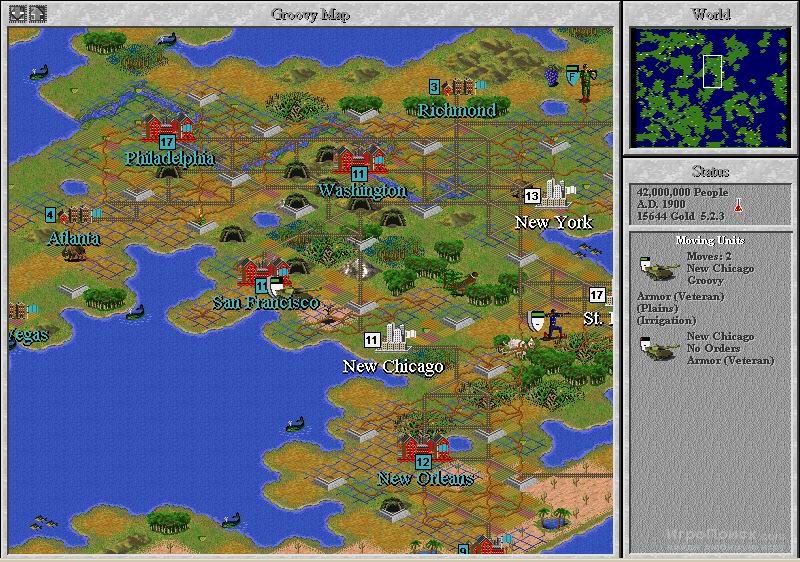 Скриншот к игре Sid Meier's Civilization II