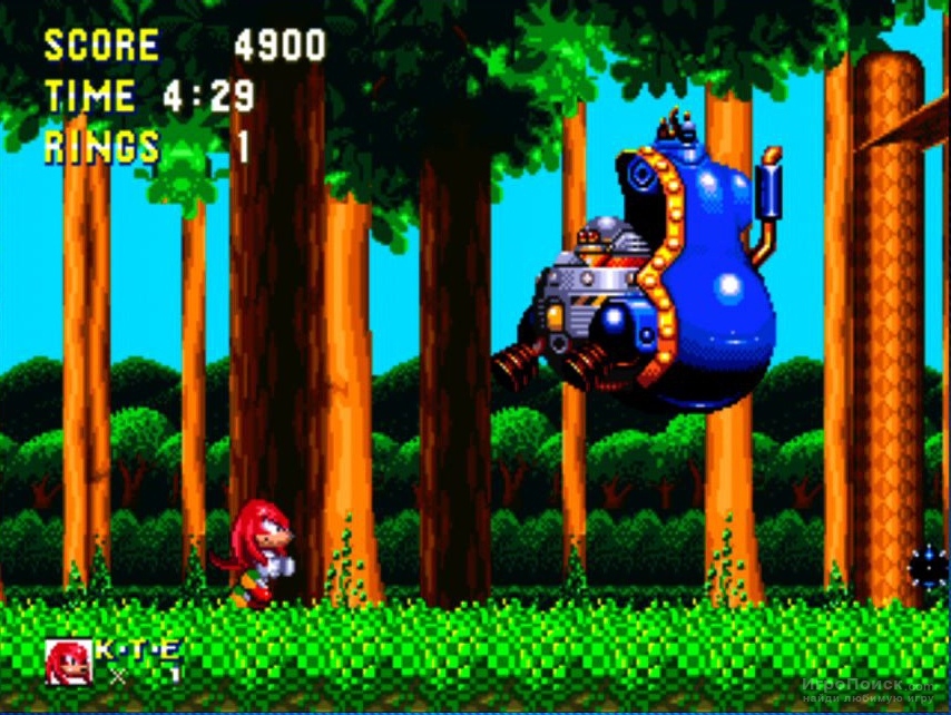 Скриншот к игре Sonic  and Knuckles