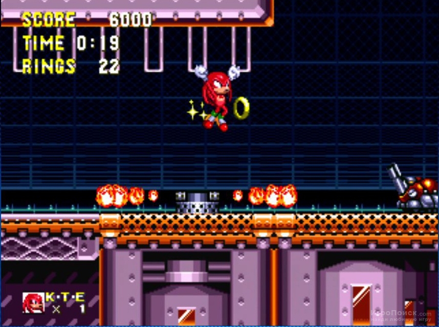 Скриншот к игре Sonic  and Knuckles