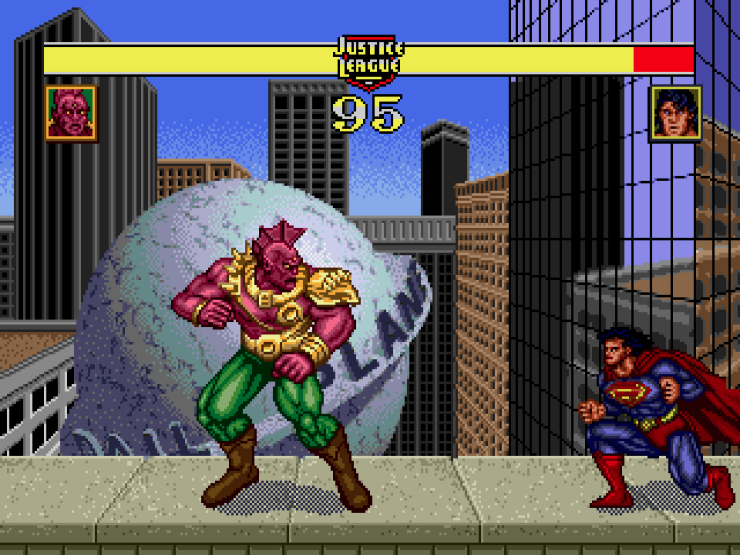 Скриншот к игре Justice League Task Force