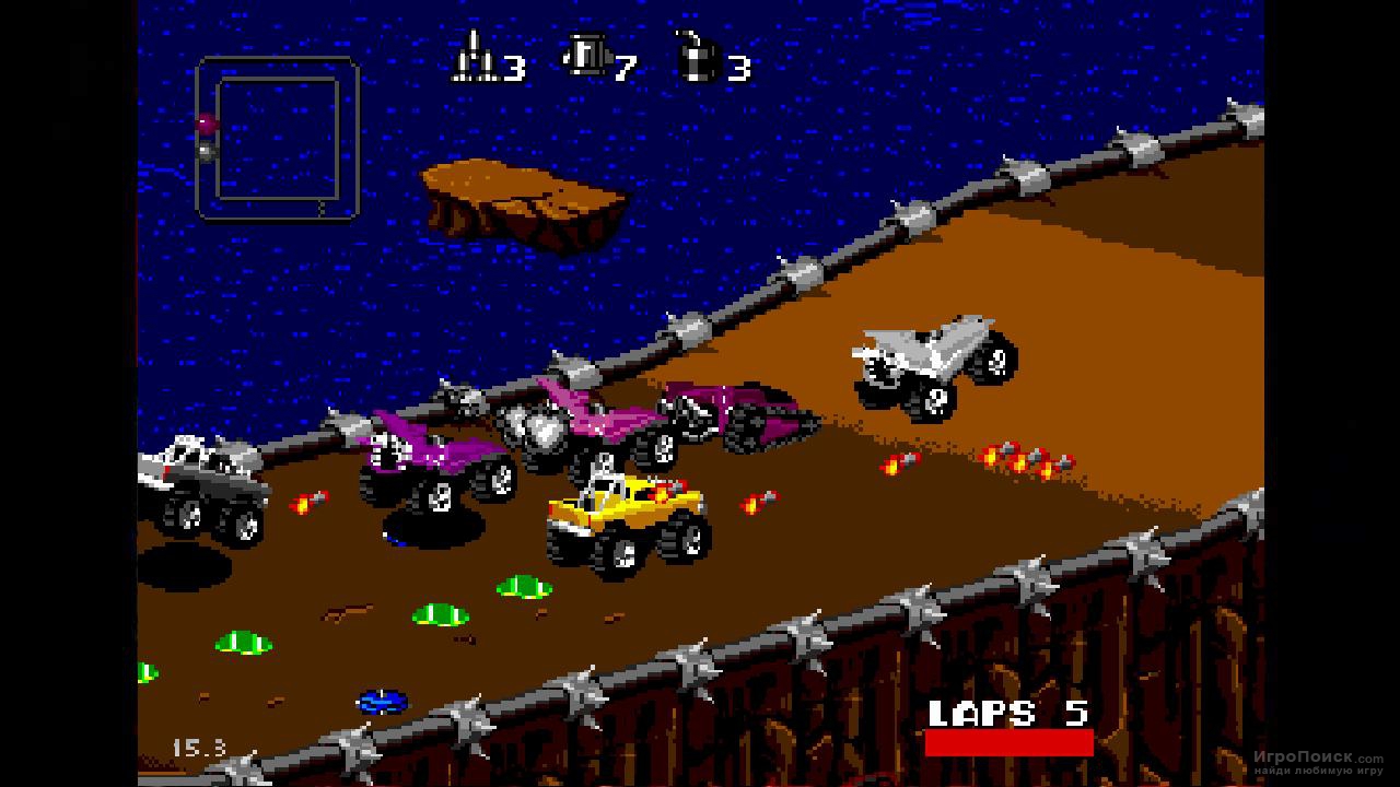 Скриншот к игре Rock n' Roll Racing