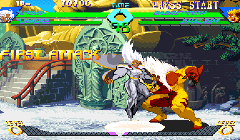 Скриншот к игре X-Men vs. Street Fighter