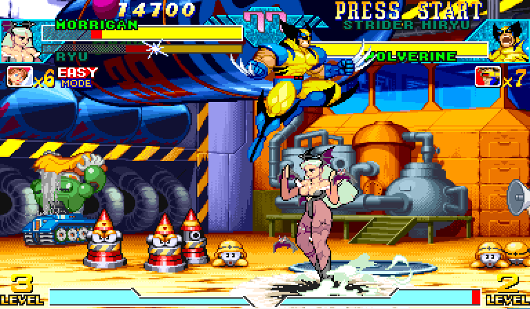 Скриншот к игре Marvel vs. Capcom: Clash of Super Heroes