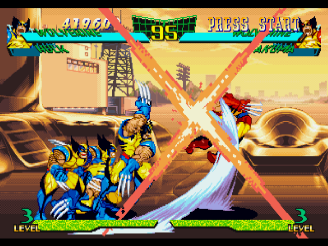 Скриншот к игре Marvel Super Heroes vs. Street Fighter