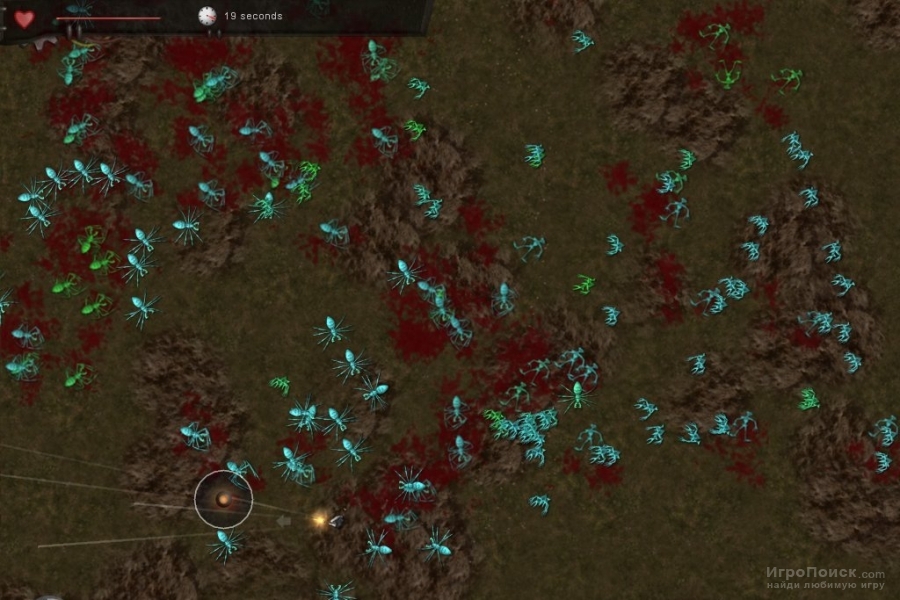 Скриншот к игре Crimsonland